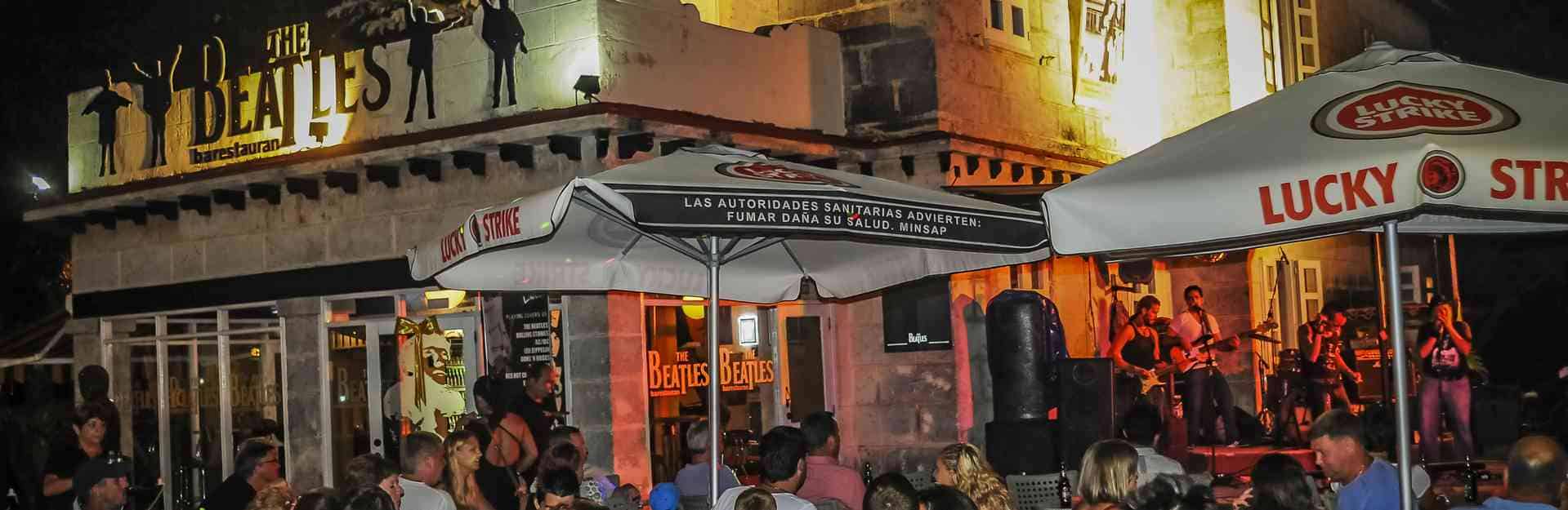Música rock en vivo, Bar-Restaurant The Beatles,Varadero.